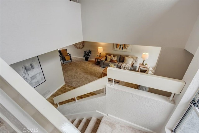 42768 Santa Suzanne Pl, Temecula, CA 92592 - staircase featuring carpet