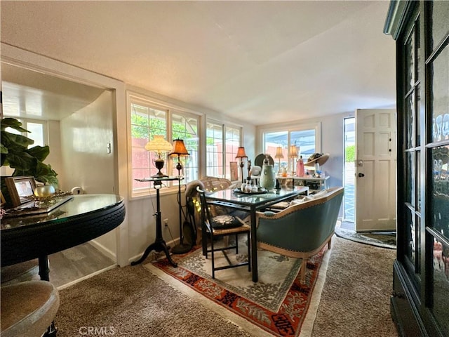 3238 Prospect Ave, La Crescenta, CA 91214 - carpeted dining area featuring baseboards