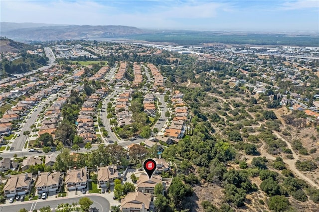 1519 San Rafael Pl, Corona, CA 92882 - aerial view of property's location with nearby suburban area and a mountainous background