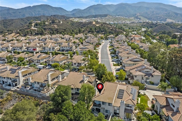 1519 San Rafael Pl, Corona, CA 92882 - aerial perspective of suburban area featuring a mountainous background