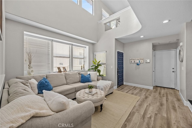 1519 San Rafael Pl, Corona, CA 92882 - living room with light wood-type flooring and recessed lighting