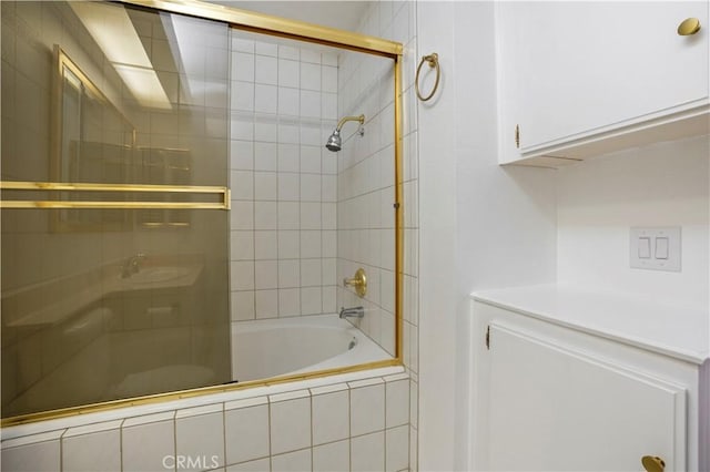 33 Abrazo Aisle Unit 174, Irvine, CA 92614 - full bath with tiled shower / bath combo and vanity