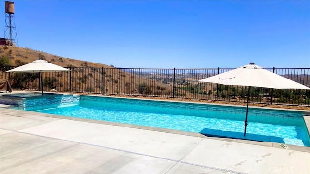 281 Singleton Canyon Rd, Calimesa, CA 92320 - view of pool with a pool with connected hot tub and a patio area