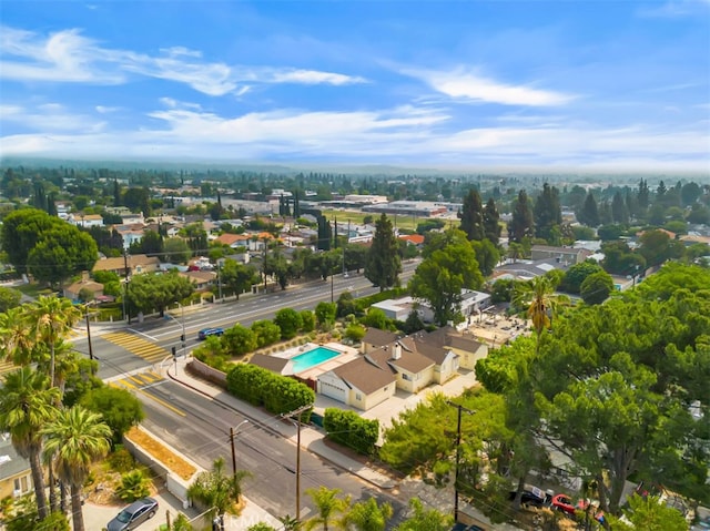 17450 Devonshire St, Northridge, CA 91325 - drone / aerial view of a pool area