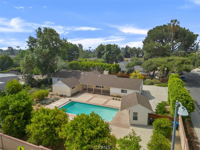 17450 Devonshire St, Northridge, CA 91325 - swimming pool featuring a patio area