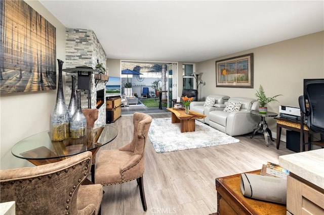 16520 Harbour Ln Unit 6, Huntington Beach, CA 92649 - living area with wood finished floors