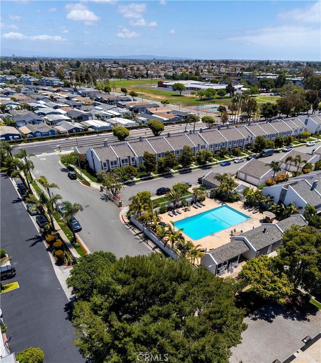 16520 Harbour Ln Unit 6, Huntington Beach, CA 92649 - bird's eye view of a pool