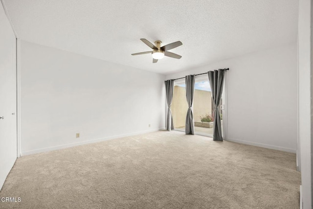 2247 Camilar Dr, Camarillo, CA 93010 - unfurnished room featuring a ceiling fan, carpet flooring, and a textured ceiling