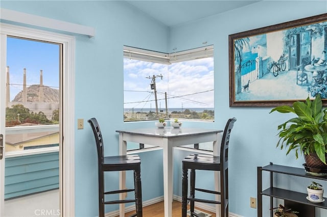 1358 Clarabelle Dr, Morro Bay, CA 93442 - dining space featuring wood finished floors and baseboards