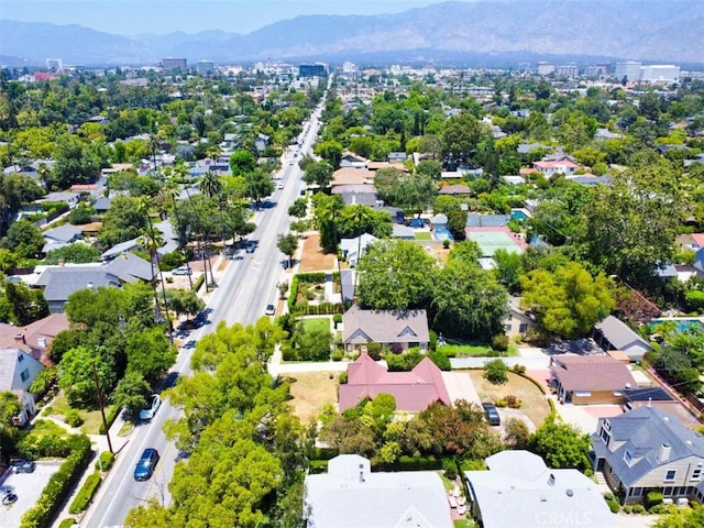 900 S Los Robles Ave, Pasadena, CA 91106 - aerial perspective of suburban area featuring a mountainous background
