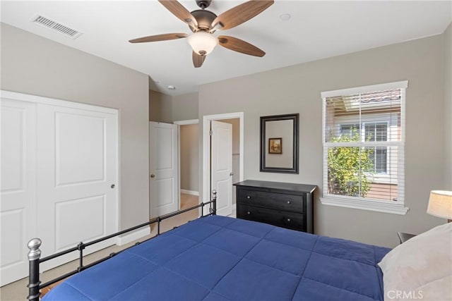 44655 Howell Mountain St, Temecula, CA 92592 - bedroom with a closet and ceiling fan