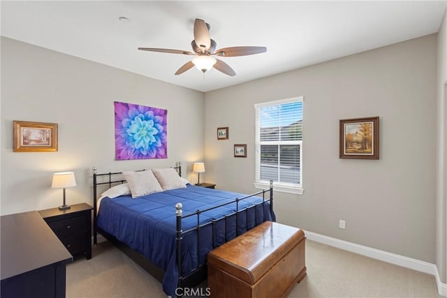 44655 Howell Mountain St, Temecula, CA 92592 - bedroom with light carpet and a ceiling fan