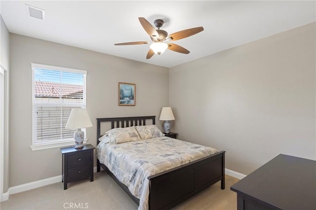 44655 Howell Mountain St, Temecula, CA 92592 - bedroom featuring light carpet and a ceiling fan