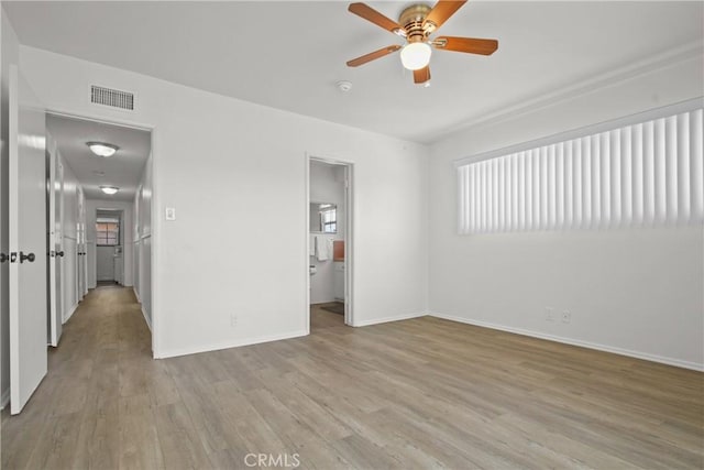 3857 W 135th, Hawthorne, CA 90250 - spare room with wood finished floors and ceiling fan