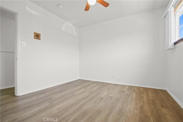 3857 W 135th, Hawthorne, CA 90250 - unfurnished room with ceiling fan, wood finished floors, and a smoke detector
