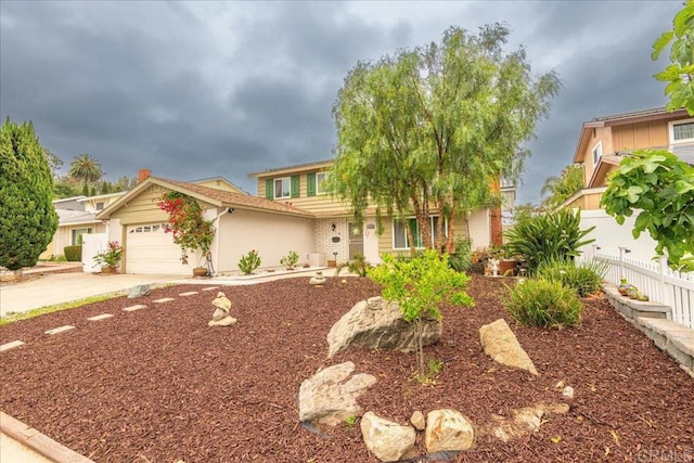 1110 Benjamin Pl, El Cajon, CA 92020 - view of front of property featuring a garage, driveway, and stucco siding
