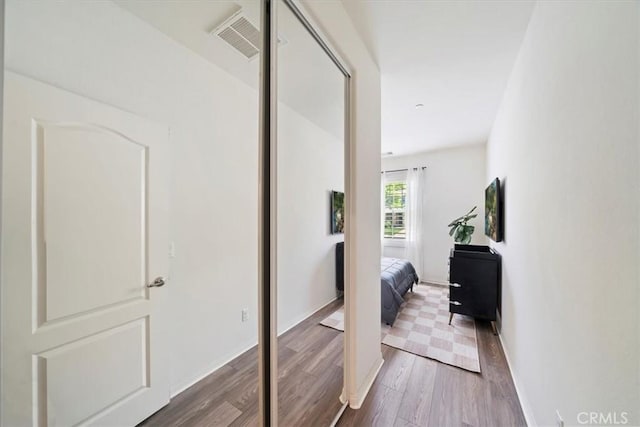 20909 Spring St, Riverside, CA 92507 - hallway featuring wood finished floors