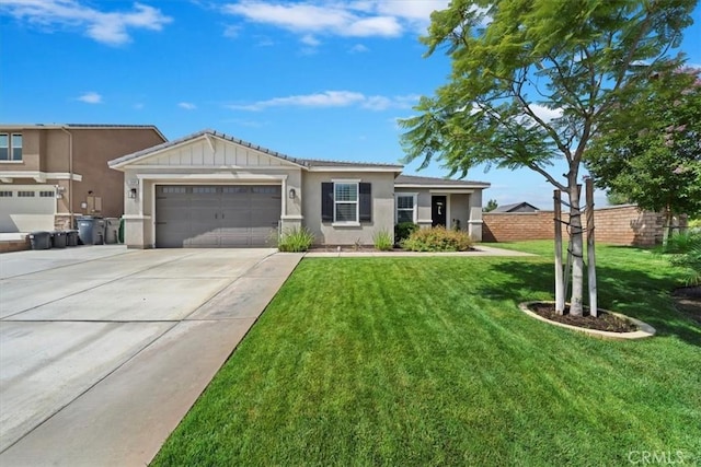 20909 Spring St, Riverside, CA 92507 - ranch-style house featuring a garage, stucco siding, and concrete driveway