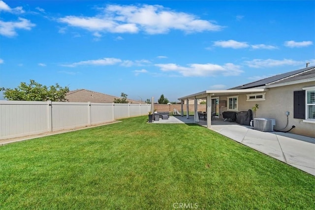 20909 Spring St, Riverside, CA 92507 - fenced backyard with a patio area