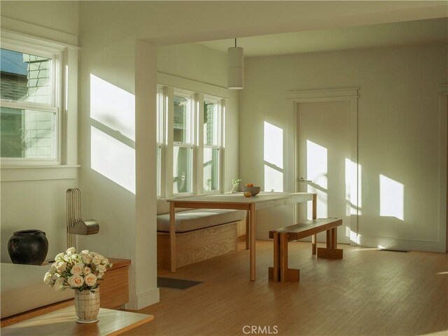 1807 Montana St, Los Angeles, CA 90026 - sitting room with light wood finished floors