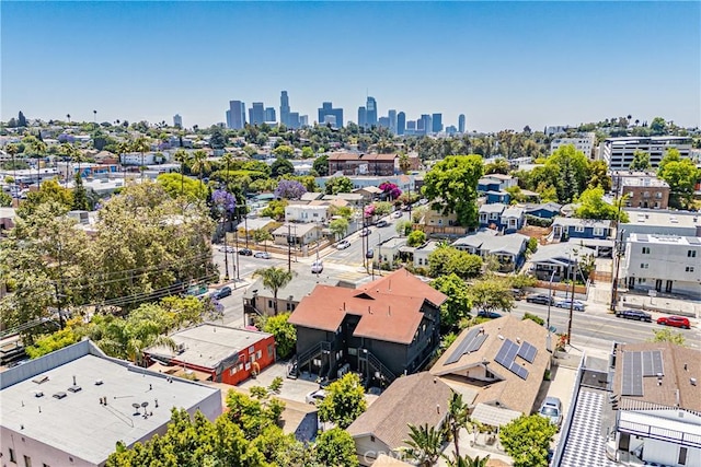 1807 Montana St, Los Angeles, CA 90026 - aerial view of city skyline