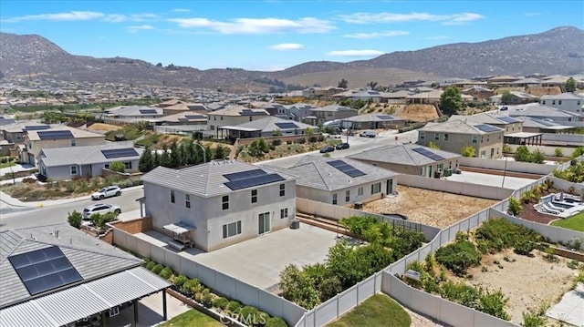 20697 Bison Mesa Rd, Riverside, CA 92507 - aerial perspective of suburban area featuring a mountainous background