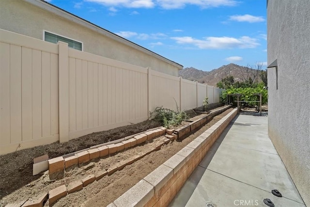 20697 Bison Mesa Rd, Riverside, CA 92507 - view of patio / terrace featuring a mountain view