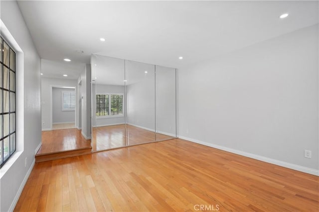 8211 Winnetka Ave Unit 201, Winnetka, CA 91306 - empty room featuring light wood finished floors and recessed lighting