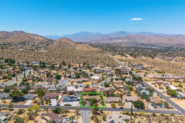 8160 Cholla Ave, Yucca Valley, CA 92284 - aerial view of mountains