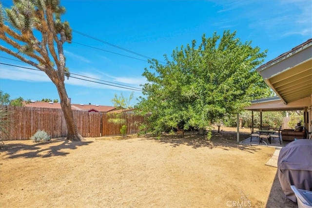 8160 Cholla Ave, Yucca Valley, CA 92284 - view of yard featuring a patio area