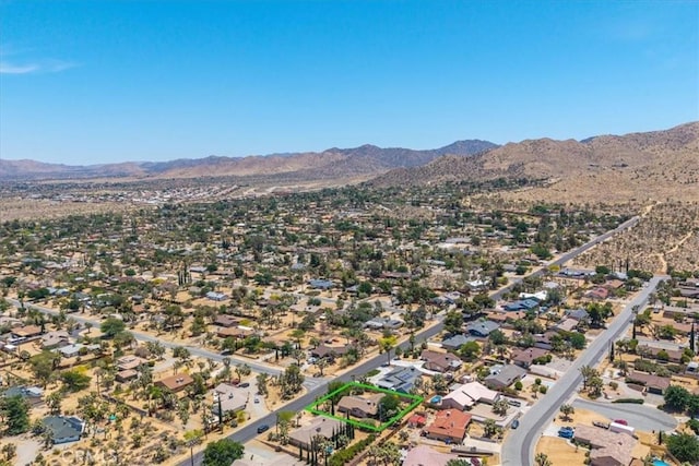 8160 Cholla Ave, Yucca Valley, CA 92284 - drone / aerial view of mountains
