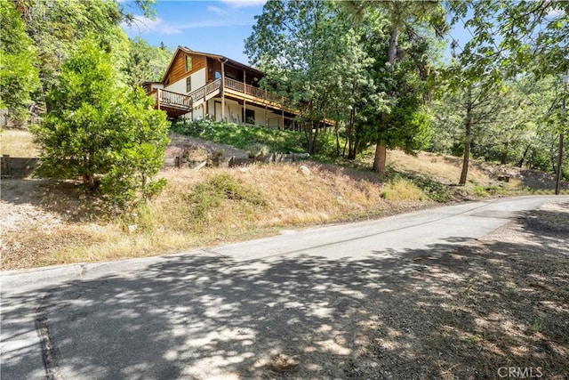 77 Park Dr, Running Springs, CA 92382 - view of asphalt road