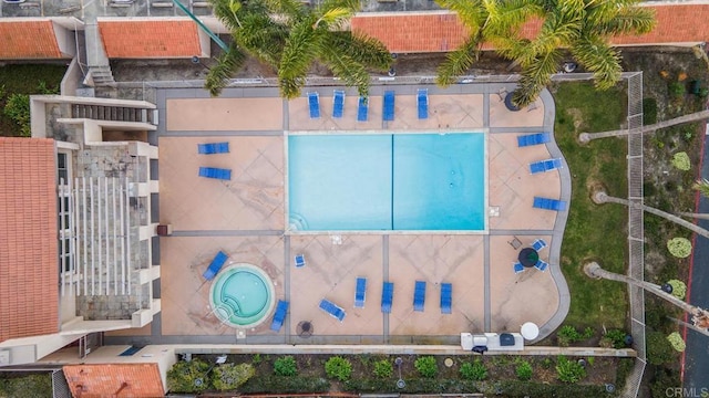 2360 Hosp Way Unit 331, Carlsbad, CA 92008 - drone / aerial view of a pool area