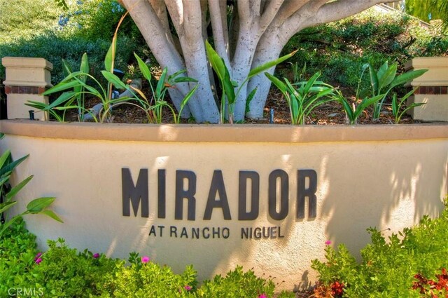 25066 El Carrizo, Laguna Niguel, CA 92677 - view of community sign