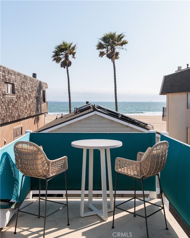 29 Surfside Ave Unit B, Surfside, CA 90743 - balcony featuring a water view