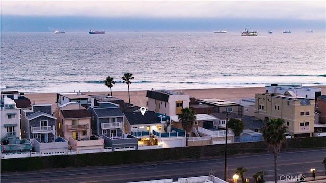 29 Surfside Ave Unit B, Surfside, CA 90743 - water view with local beach