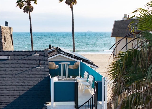 29 Surfside Ave Unit B, Surfside, CA 90743 - water view with nearby beach