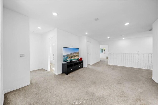 13126 Flagstaff Dr, Rancho Cucamonga, CA 91739 - carpeted living area featuring recessed lighting and baseboards