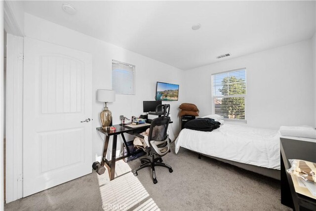 13126 Flagstaff Dr, Rancho Cucamonga, CA 91739 - bedroom featuring carpet and an office area