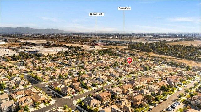 13126 Flagstaff Dr, Rancho Cucamonga, CA 91739 - aerial view of property's location with mountains and nearby suburban area