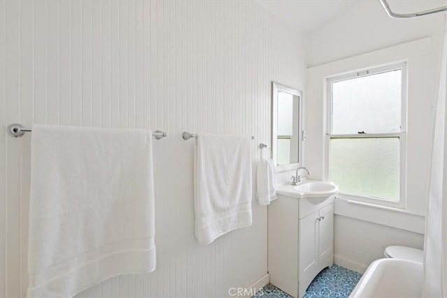 863 Chorro St, San Luis Obispo, CA 93401 - bathroom featuring vanity and toilet