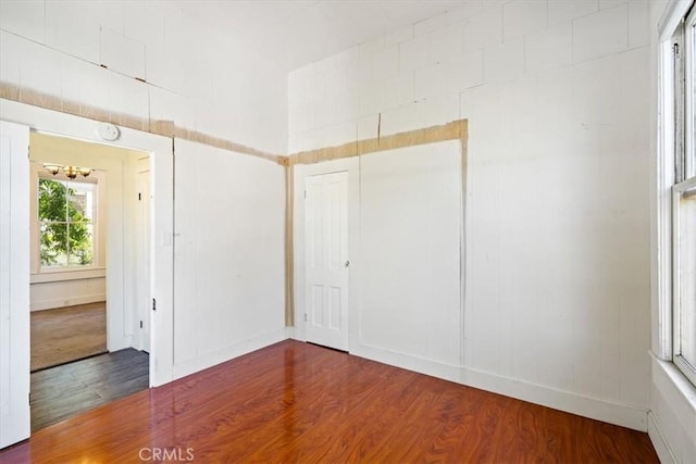 863 Chorro St, San Luis Obispo, CA 93401 - empty room with wood finished floors