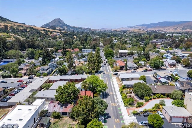863 Chorro St, San Luis Obispo, CA 93401 - aerial view of residential area featuring a mountain backdrop