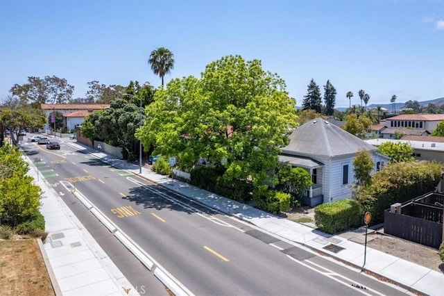 863 Chorro St, San Luis Obispo, CA 93401 - view of asphalt street with sidewalks and curbs