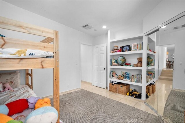 4698 Morro Dr, Woodland Hills, CA 91364 - tiled bedroom with recessed lighting