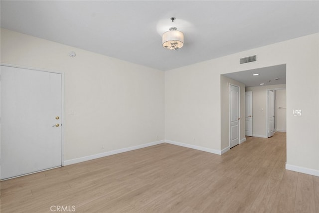 4348 Mammoth Ave Unit 102, Sherman Oaks, CA 91423 - spare room with light wood finished floors and baseboards