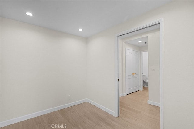 4348 Mammoth Ave Unit 102, Sherman Oaks, CA 91423 - empty room featuring light wood finished floors and recessed lighting