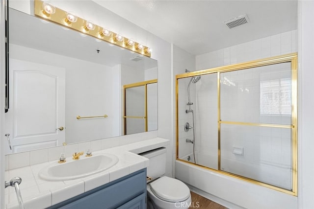 4348 Mammoth Ave Unit 102, Sherman Oaks, CA 91423 - bathroom featuring vanity and shower / bath combination with glass door