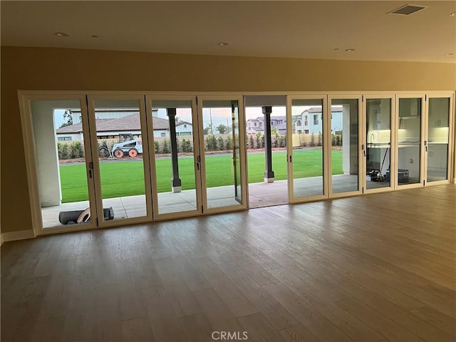 22046 Fig Tree Ln, Chatsworth, CA 91311 - unfurnished room with wood finished floors