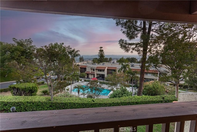9418 Via Patricia Unit 30, Burbank, CA 91504 - balcony with view of pool